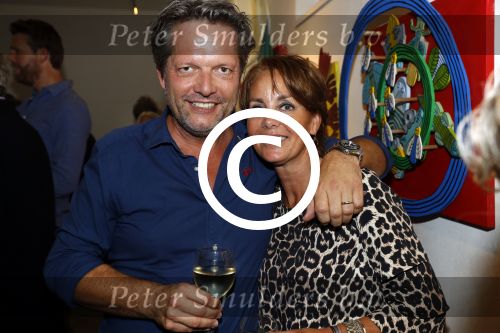Amsterdam 10 september 2017
Opening expositie Bob Fosko en Bert Kuizenga.n Gijs Scholten van Aschat opent hem. Guido den Aantrekker met zijn vrouw Tiffany