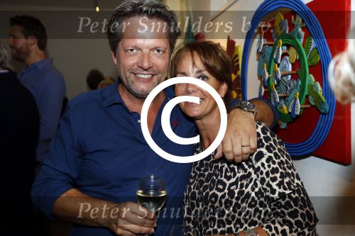Amsterdam 10 september 2017
Opening expositie Bob Fosko en Bert Kuizenga.n Gijs Scholten van Aschat opent hem. Guido den Aantrekker met zijn vrouw Tiffany