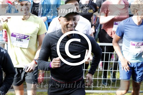 Amsterdam 9 september 2017
Edwin Evers staat op Run van radio 538 bij het Science park. Humberto Tan