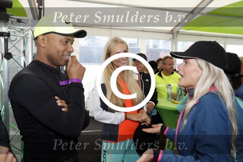 Amsterdam 9 september 2017
Edwin Evers staat op Run van radio 538 bij het Science park. Humberto Tan