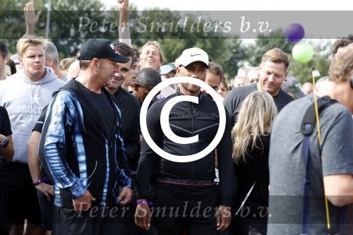 Amsterdam 9 september 2017
Edwin Evers staat op Run van radio 538 bij het Science park. Humberto Tan en Gerard Joling