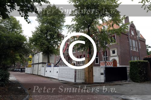 Amsterdam 24 juli 2017   
Verbouwing nieuwe huis Jaap v Zweden aan het vondelpark