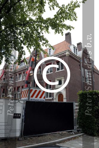 Amsterdam 24 juli 2017   
Verbouwing nieuwe huis Jaap v Zweden aan het vondelpark