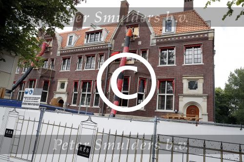 Amsterdam 24 juli 2017   
Verbouwing nieuwe huis Jaap v Zweden aan het vondelpark