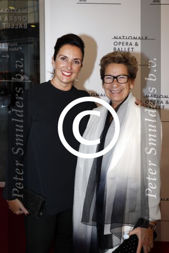 Amsterdam 11 september 2017 
Premiere Nationa Ballet in de stopera. Janine v d Ende met een vriendin