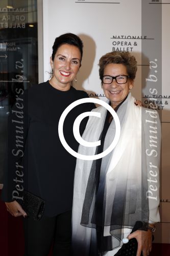Amsterdam 11 september 2017 
Premiere Nationa Ballet in de stopera. Janine v d Ende met een vriendin