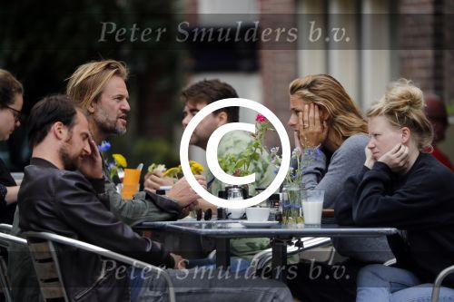 Amsterdam 11 juli 2017 
Jasper Krabbe met zijn nieuwe vriendin ANNEMARIEKE VAN DRIMMELEN