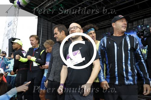Amsterdam 9 september 2017
Edwin Evers staat op Run van radio 538 bij het Science park. Jelte v d Goot
