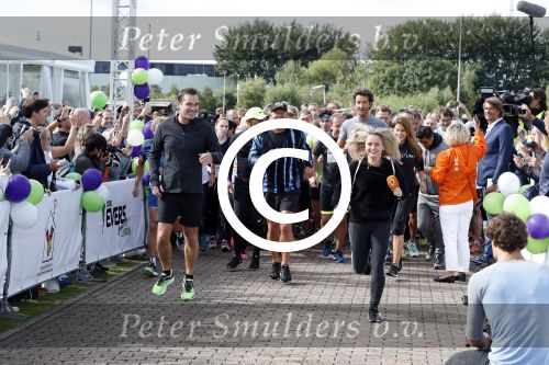 Amsterdam 9 september 2017
Edwin Evers staat op Run van radio 538 bij het Science park. Gerard Joling met Jeroen v d Boom en Fatima Moreiro de Melo