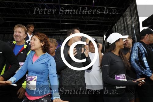 Amsterdam 9 september 2017
Edwin Evers staat op Run van radio 538 bij het Science park.