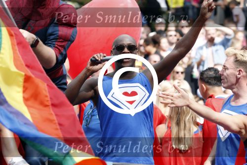 Amsterdam 5 augustus 2017
canal parade in Amsterdam. Jerrel Houtsnee