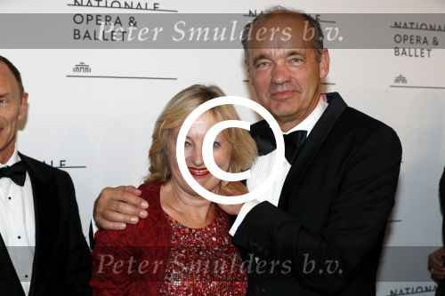 Amsterdam 11 september 2017 
Premiere Nationa Ballet in de stopera. Jet Bussemaker met man