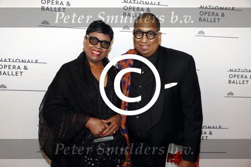 Amsterdam 11 september 2017 
Premiere Nationa Ballet in de stopera. John Leerdam met zijn vrouw