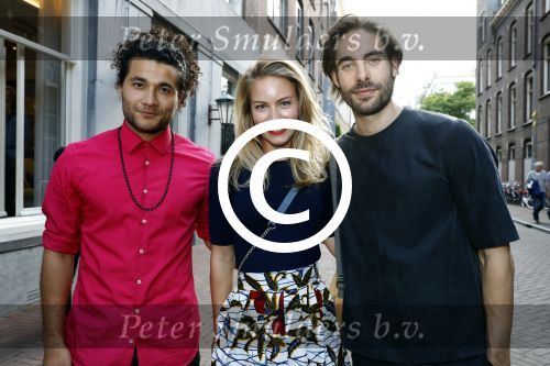 Amsterdam 6 juli 2017 
Presentatie blad GTST Goede tijden slechte tijden in NH Hotel. Alkan Coklu met Melissa Drost en Jord Knotter