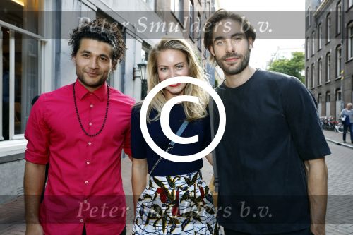 Amsterdam 6 juli 2017 
Presentatie blad GTST Goede tijden slechte tijden in NH Hotel. Alkan Coklu met Melissa Drost en Jord Knotter