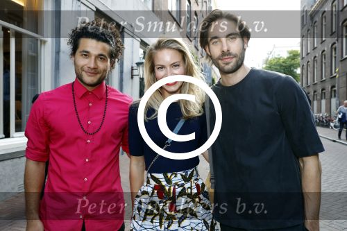 Amsterdam 6 juli 2017 
Presentatie blad GTST Goede tijden slechte tijden in NH Hotel. Alkan Coklu met Melissa Drost en Jord Knotter