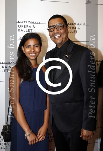 Amsterdam 11 september 2017 
Premiere Nationa Ballet in de stopera. Jurgen Raymann met dochter