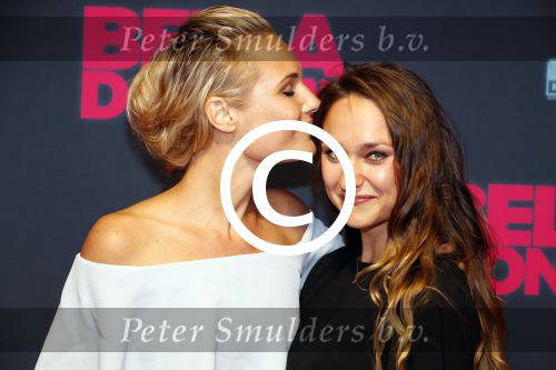 Amsterdam 11 september 2017
Premiere Bella Donna\'s in pathe arena. Kimberley Klaver met zus Melody