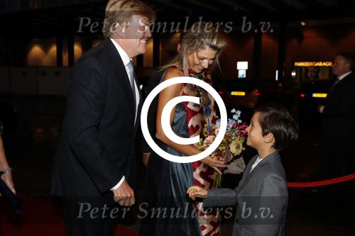 Amsterdam 15 september 2017 
Hugo Gremillet, zoon van Igone de Jongh tijdens de premierevoorstelling Ode aan de Meester bij Nationale Opera & Ballet in Amsterdam..koning Willem Alexander en koningin Maxima zijn de eregasten
