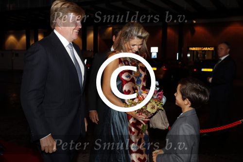 Amsterdam 15 september 2017 
Hugo Gremillet, zoon van Igone de Jongh tijdens de premierevoorstelling Ode aan de Meester bij Nationale Opera & Ballet in Amsterdam..koning Willem Alexander en koningin Maxima zijn de eregasten