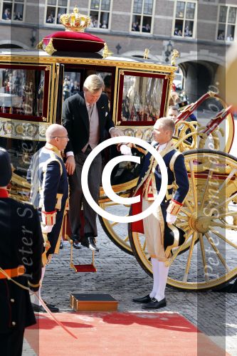 Den Haag, 19 September 2017
Prinsjesdag 2017
Koning Willem Alexander bij koets Prinsjesdag 2017