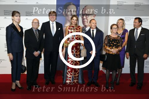 Amsterdam 15 september 2017 
Premierevoorstelling Ode aan de Meester bij Nationale Opera & Ballet in Amsterdam.koning Willem Alexander en koningin Maxima zijn de eregasten. hans v Manen