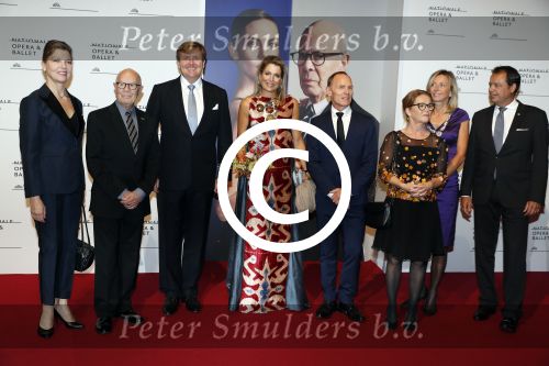 Amsterdam 15 september 2017 
Premierevoorstelling Ode aan de Meester bij Nationale Opera & Ballet in Amsterdam.koning Willem Alexander en koningin Maxima zijn de eregasten. hans v Manen