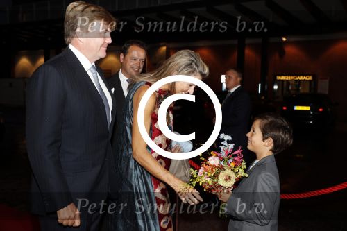 Amsterdam 15 september 2017 
Hugo Gremillet, zoon van Igone de Jongh tijdens de premierevoorstelling Ode aan de Meester bij Nationale Opera & Ballet in Amsterdam..koning Willem Alexander en koningin Maxima zijn de eregasten
