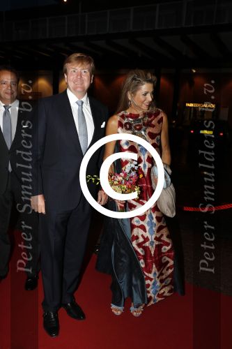 Amsterdam 15 september 2017 
Premierevoorstelling Ode aan de Meester bij Nationale Opera & Ballet in Amsterdam.koning Willem Alexander en koningin Maxima zijn de eregasten