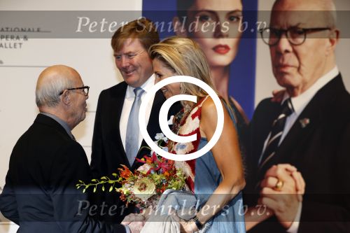 Amsterdam 15 september 2017 
Premierevoorstelling Ode aan de Meester bij Nationale Opera & Ballet in Amsterdam.koning Willem Alexander en koningin Maxima zijn de eregasten