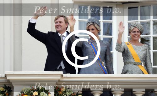Den Haag 19 september 2017
Koningin Maxima Koning Willem Alexander Prins Constantijn en Prinses Laurentien tijdens prinsjesdag op het binnenhof en op het balkon van paleis Noordeinde