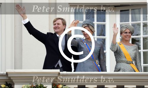 Den Haag 19 september 2017
Koningin Maxima Koning Willem Alexander Prins Constantijn en Prinses Laurentien tijdens prinsjesdag op het binnenhof en op het balkon van paleis Noordeinde