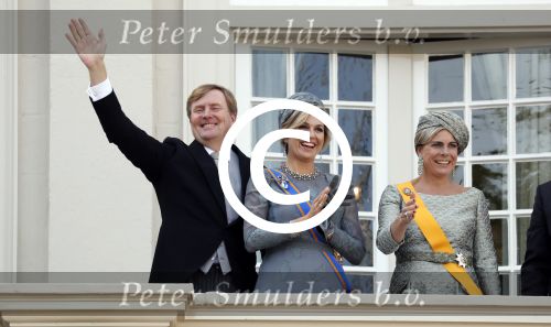 Den Haag 19 september 2017
Koningin Maxima Koning Willem Alexander Prins Constantijn en Prinses Laurentien tijdens prinsjesdag op het binnenhof en op het balkon van paleis Noordeinde