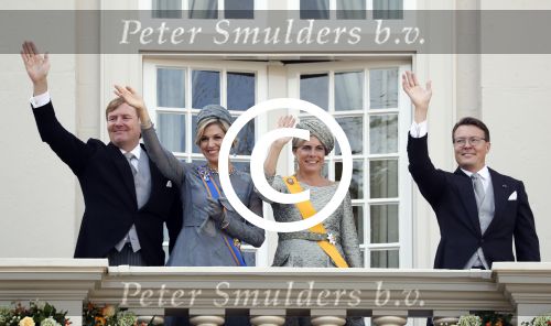 Den Haag 19 september 2017
Koningin Maxima Koning Willem Alexander Prins Constantijn en Prinses Laurentien tijdens prinsjesdag op het binnenhof en op het balkon van paleis Noordeinde