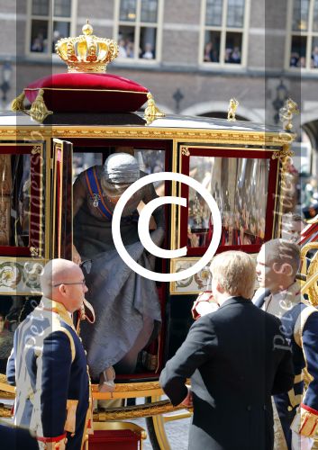 Den Haag 19 september 2017
Koningin Maxima Koning Willem Alexander Prins Constantijn en Prinses Laurentien tijdens prinsjesdag op het binnenhof en op het balkon van paleis Noordeinde