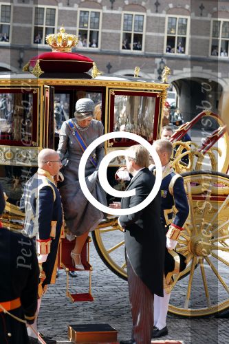 Den Haag 19 september 2017
Koningin Maxima Koning Willem Alexander Prins Constantijn en Prinses Laurentien tijdens prinsjesdag op het binnenhof en op het balkon van paleis Noordeinde