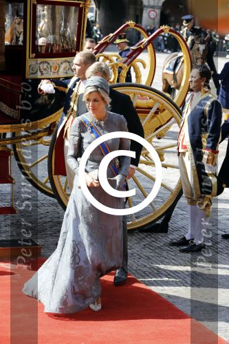 Den Haag 19 september 2017
Koningin Maxima Koning Willem Alexander Prins Constantijn en Prinses Laurentien tijdens prinsjesdag op het binnenhof en op het balkon van paleis Noordeinde