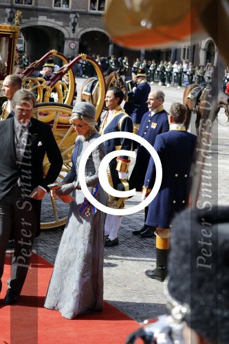 Den Haag 19 september 2017
Koningin Maxima Koning Willem Alexander Prins Constantijn en Prinses Laurentien tijdens prinsjesdag op het binnenhof en op het balkon van paleis Noordeinde