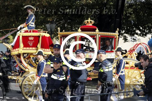 Den Haag 19 september 2017
Koningin Maxima Koning Willem Alexander Prins Constantijn en Prinses Laurentien tijdens prinsjesdag op het binnenhof en op het balkon van paleis Noordeinde