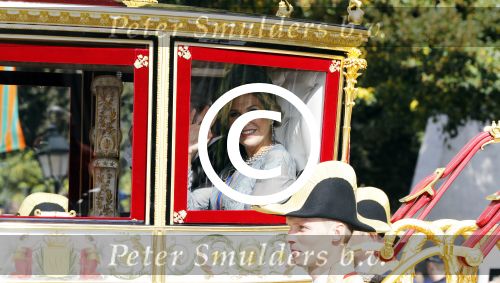 Den Haag 19 september 2017
Koningin Maxima Koning Willem Alexander Prins Constantijn en Prinses Laurentien tijdens prinsjesdag op het binnenhof en op het balkon van paleis Noordeinde