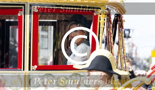 Den Haag 19 september 2017
Koningin Maxima Koning Willem Alexander Prins Constantijn en Prinses Laurentien tijdens prinsjesdag op het binnenhof en op het balkon van paleis Noordeinde