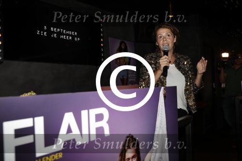 Amsterdam 5 september 2017 
Leonieke Borghuis ( hoofdredactrice Flair) presenteert kalendar. Wiliam Rutten heeft de fotos gemaakt. presentatie is in Martins sportclub