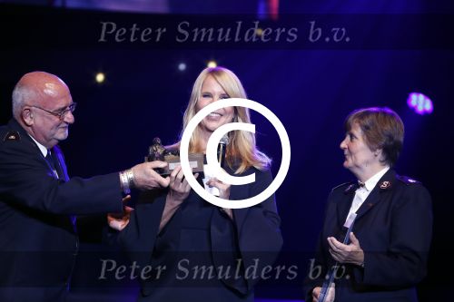 Amsterdam 16 september 2017  
Linda de Mol krijgt op het gala van het leger des heils de Marjoor Boshardt prijs in AFAX live