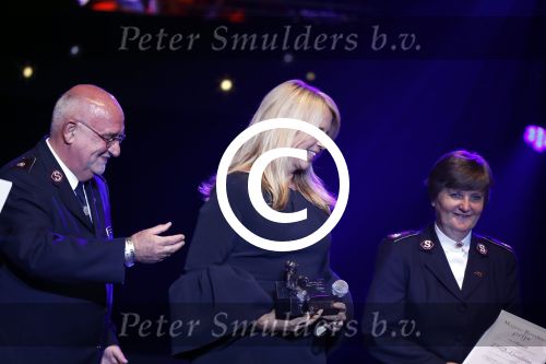 Amsterdam 16 september 2017  
Linda de Mol krijgt op het gala van het leger des heils de Marjoor Boshardt prijs in AFAX live