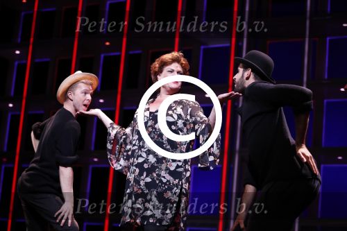 Hoorn 12 september 2017
Albert Verlinde en stage entertainment presenteren cast Annie MG Schmidt. Marjolein Touw