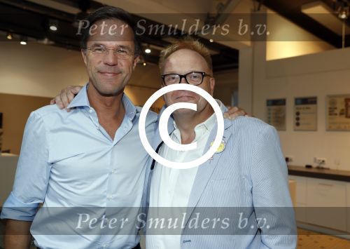 Amsterdam 15 juli 2017
Frits Huffnagel viert zijn 50e verjaardag. Mark Rutte