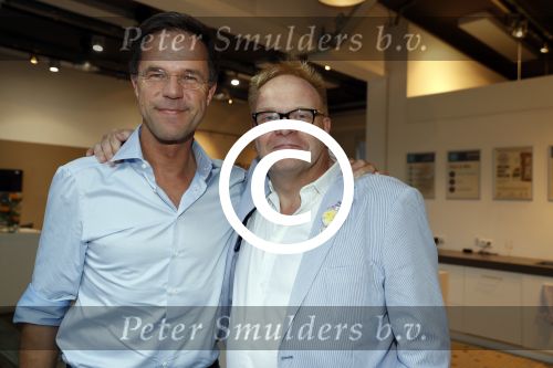 Amsterdam 15 juli 2017
Frits Huffnagel viert zijn 50e verjaardag. Mark Rutte