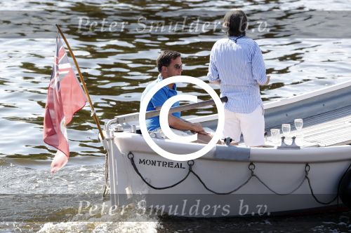 Amsterdam / Ouderkerk aan de Amstel 21 juli 2017
Jort Kelder en Mark Rutte varen met sloep/boot van Jort over de Amstel.