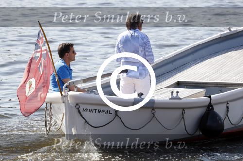 Amsterdam / Ouderkerk aan de Amstel 21 juli 2017
Jort Kelder en Mark Rutte varen met sloep/boot van Jort over de Amstel.
