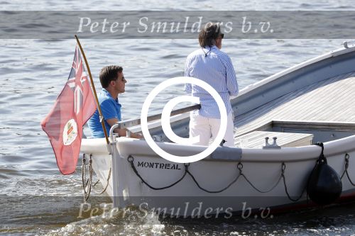 Amsterdam / Ouderkerk aan de Amstel 21 juli 2017
Jort Kelder en Mark Rutte varen met sloep/boot van Jort over de Amstel.